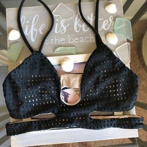 ACACIA SWIMWEAR SET IN BLK MESH🙌🏼💲60 TODAY ONLY